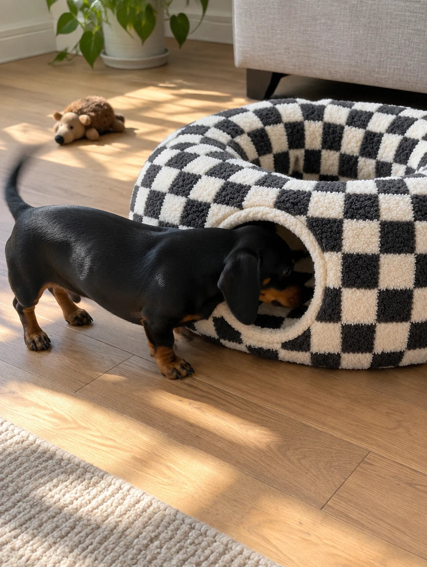 Straight in, nose first