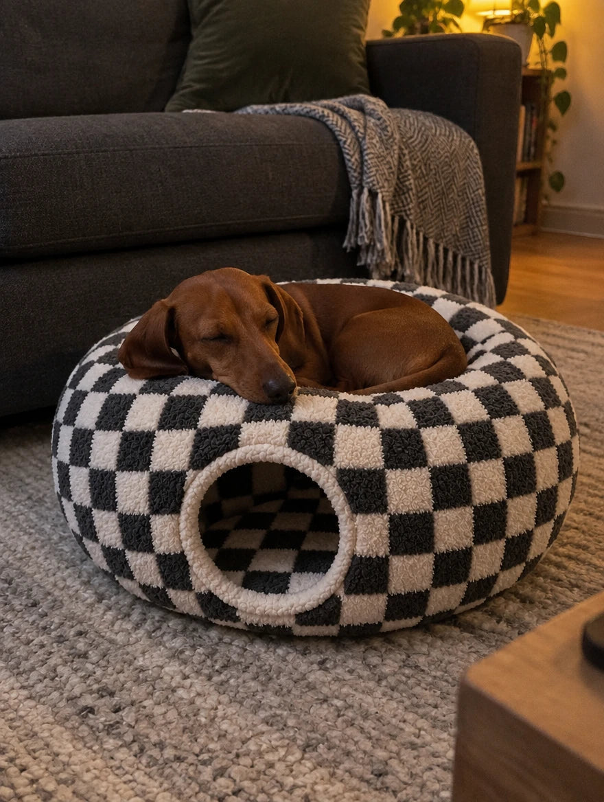 Dachshund snoozing