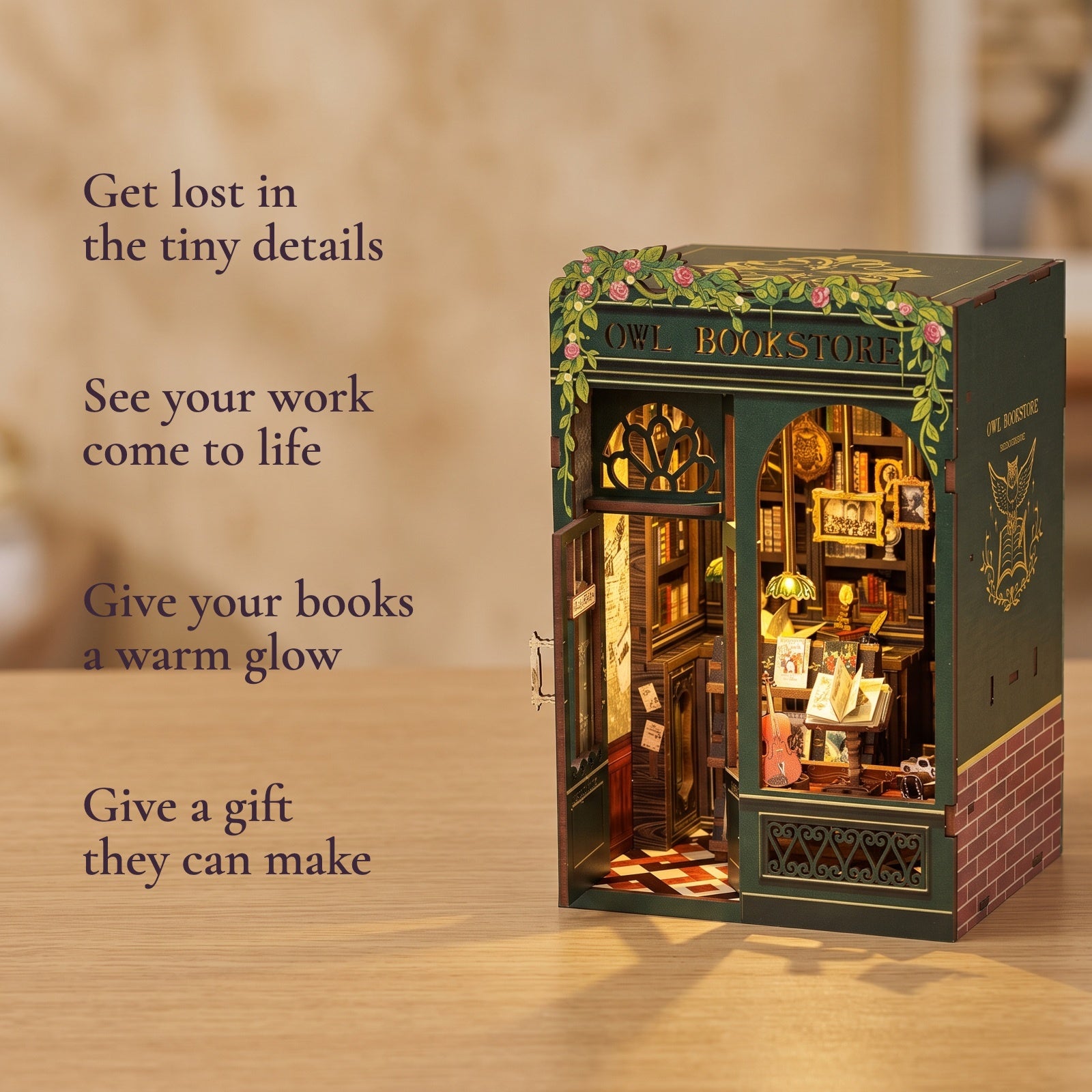Build a bookshop by hand
