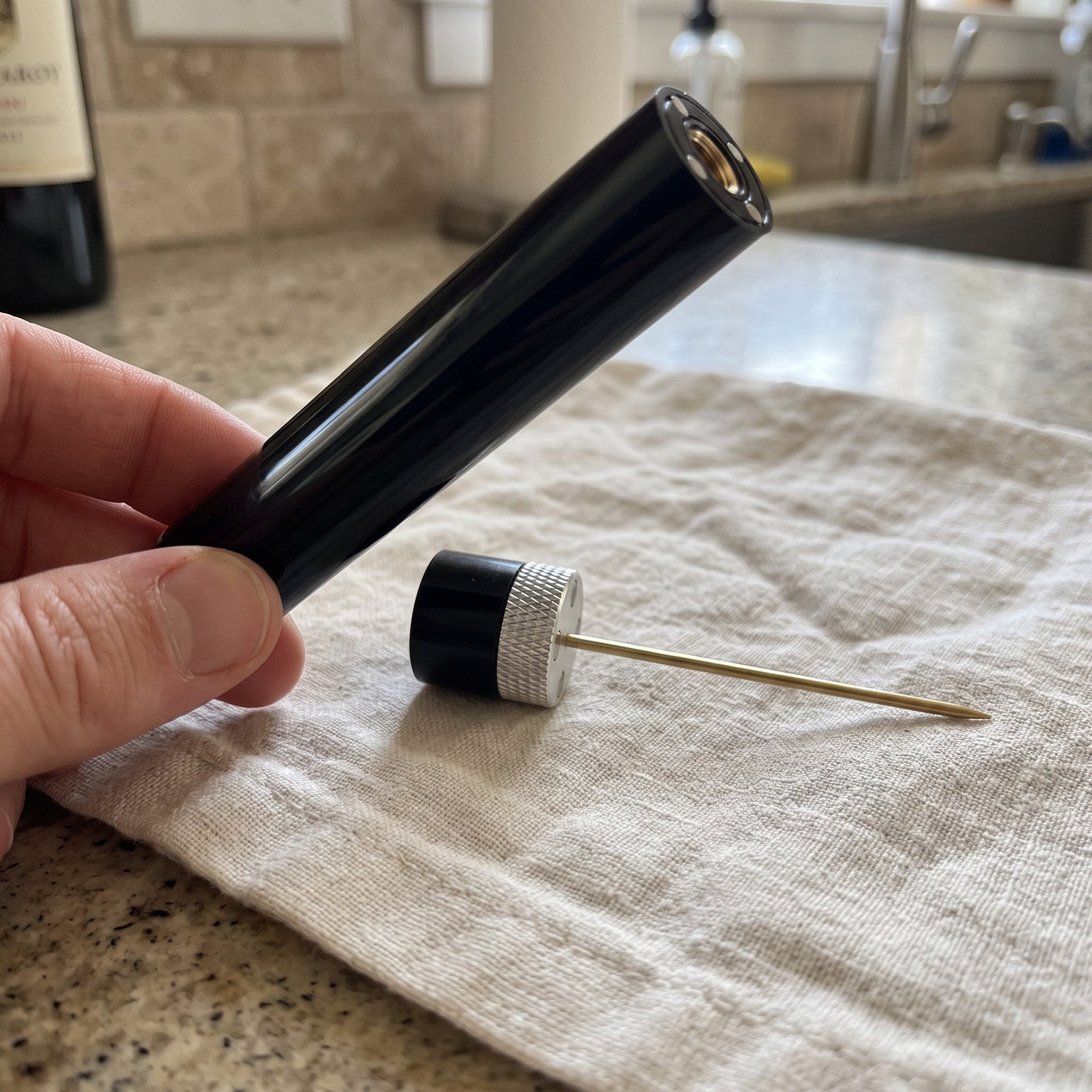 Silver Openvale opener and its parts